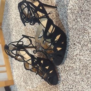 Banana Republic Suede Jenne Heel - Black